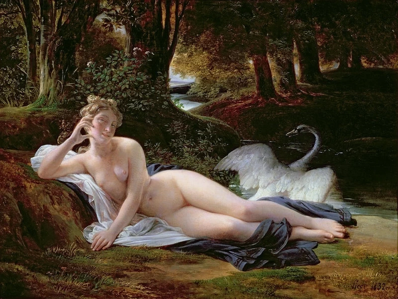 1786-François-Édouard Picot - , Leda -(1832)